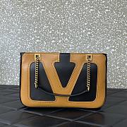 Fortok Valentino Garavani Viva Superstar Tote Bag Black & Brown 27x18x3cm - 1