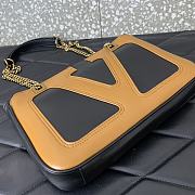 Fortok Valentino Garavani Viva Superstar Tote Bag Black & Brown 27x18x3cm - 6