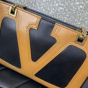 Fortok Valentino Garavani Viva Superstar Tote Bag Black & Brown 27x18x3cm - 3
