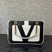Fortok Valentino Garavani Viva Superstar Tote Bag White & Black 27x18x3cm - 1