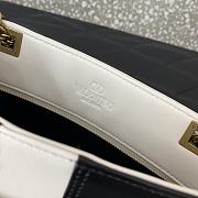 Fortok Valentino Garavani Viva Superstar Tote Bag White & Black 27x18x3cm - 5