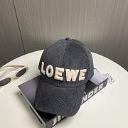 Fortok Loewe Corduroy Baseball Cap Grey - 2