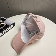 Fortok Loewe Corduroy Baseball Cap Pink - 3