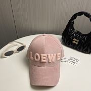 Fortok Loewe Corduroy Baseball Cap Pink - 4