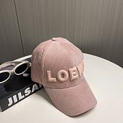 Fortok Loewe Corduroy Baseball Cap Pink - 5