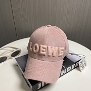 Fortok Loewe Corduroy Baseball Cap Pink - 6