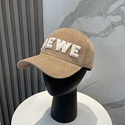 Fortok Loewe Corduroy Baseball Cap Brown - 1