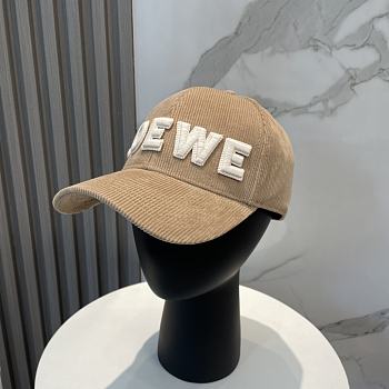 Fortok Loewe Corduroy Baseball Cap Brown