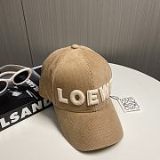 Fortok Loewe Corduroy Baseball Cap Brown - 5