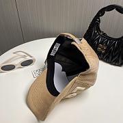 Fortok Loewe Corduroy Baseball Cap Brown - 4
