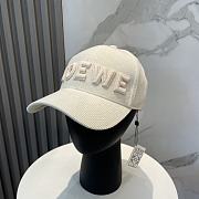 Fortok Loewe Corduroy Baseball Cap Cream - 1