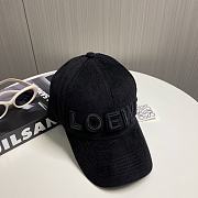 Fortok Loewe Corduroy Baseball Cap Black - 2