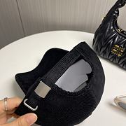 Fortok Loewe Corduroy Baseball Cap Black - 3