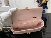 Fortok Louis Vuitton Nano Madeleine Handbag Pink 12.5x6x21cm - 5