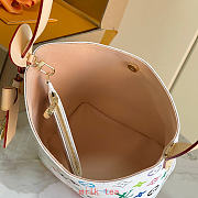 Fortok Louis Vuitton x BM All In BB Bag White Multicolor M13089 16x18x12cm - 6