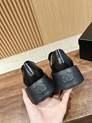 Fortok Chanel CC Buckle Quilted Loafers Black - 6