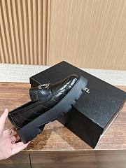 Fortok Chanel CC Buckle Quilted Loafers Black - 2