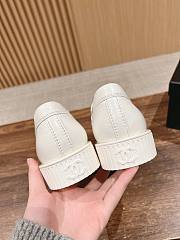 Fortok Chanel CC Logo Loafer White - 6