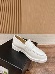 Fortok Chanel CC Logo Loafer White - 5