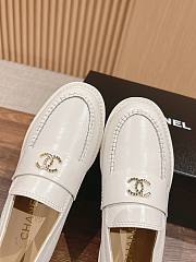 Fortok Chanel CC Logo Loafer White - 2