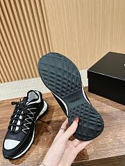 Fortok Chanel Fabric & Suede Calfskin Black & White Trainers - 5