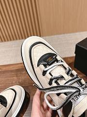 Fortok Chanel 25C Diamond Panda Sneakers Cream - 4