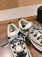 Fortok Chanel 25C Diamond Panda Sneakers Cream - 2