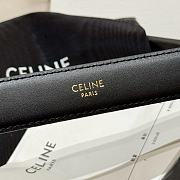 Fortok Celine Arc de Triomphe Double-sided Calfskin Belt Brown Silver Buckle - 2