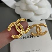 Fortok Chanel Lava Double C Earrings Gold - 6