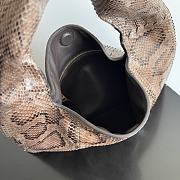 Fortok Bottega Veneta Hop Python Leather Shoulder Bag 794939 41x20.5x7.5cm - 4
