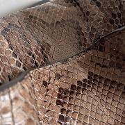 Fortok Bottega Veneta Hop Python Leather Shoulder Bag 794939 41x20.5x7.5cm - 3