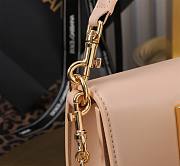 Fortok Dolce & Gabbana Beige Leather Top Handle Bag 11x19x5cm  - 4