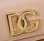 Fortok Dolce & Gabbana Beige Leather Top Handle Bag 11x19x5cm  - 2