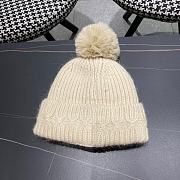 Fortok Prada 24 Knitted Wool Beanie Beige - 6