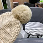 Fortok Prada 24 Knitted Wool Beanie Beige - 5