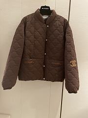 Fortok Chanel CC Vintage Cotton Jacket Brown - 1