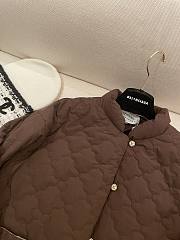 Fortok Chanel CC Vintage Cotton Jacket Brown - 4