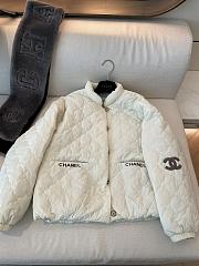 Fortok Chanel CC Vintage Cotton Jacket White - 3