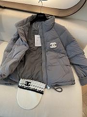 Fortok Chanel Down Jacket Grey - 5