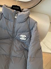 Fortok Chanel Down Jacket Grey - 4