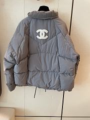 Fortok Chanel Down Jacket Grey - 3