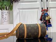 Fortok Louis Vuitton Vintage Cylindrical Bag Brown M51384 21x10x10cm - 5