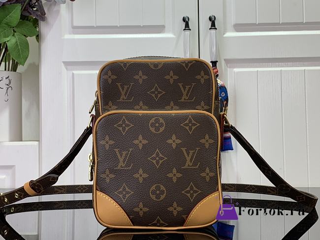 Fortok Louis Vuitton Men's Shoulder Bag Brown M45236 20x15x10cm - 1