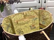 Fortok Louis Vuitton Sac Neverfull Bandoulière Inside Out GM Bag Brown/Yellow M12804 32x19x39cm - 5