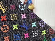 Fortok Louis Vuitton x TM Passport Holder Black Multicolor M13414 14x2.5x10cm - 5