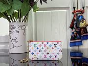 Fortok Louis Vuttion x TM Key Pouch White M13664 12x7x1.5cm - 1