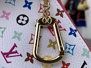 Fortok Louis Vuttion x TM Key Pouch White M13664 12x7x1.5cm - 5