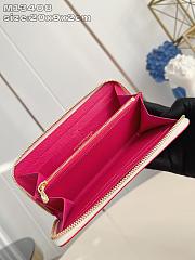 Fortok Louis Vuitton x TM Clémence Wallet White Multicolor M13408 20x9x2cm  - 5