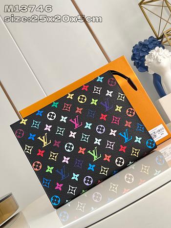Fortok Louis Vuitton x TM Toiletry Pouch Black M13746 25x20x5.5cm
