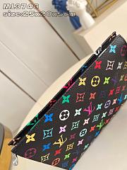 Fortok Louis Vuitton x TM Toiletry Pouch Black M13746 25x20x5.5cm - 6